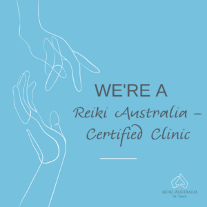 We're a Reiki Australia - Certified Clinic!